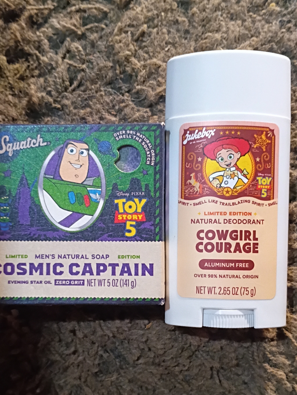 LIMITED EDITION DR SQUASH & JUKEBOX COSMIC CAPTAIN SOAP & COWGIRL COURAGE DEODOR